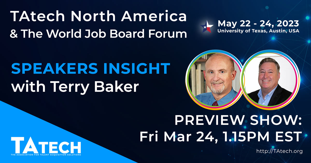 TAtech North America, Speaker Preview with Terry Baker
